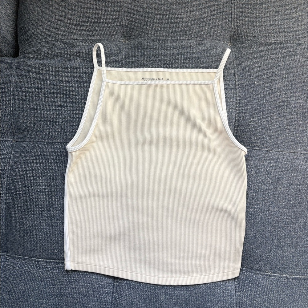 Yellow boatneck tank top